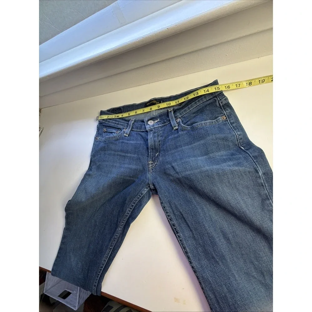 Levi's 524 Too Superlow Womens‎ Bootcut Jeans Blue Size 9M Denim Y2K